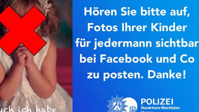 Parintii din Germania sunt incurajati de catre Politie sa nu mai posteze pe FB poze cu cei mici