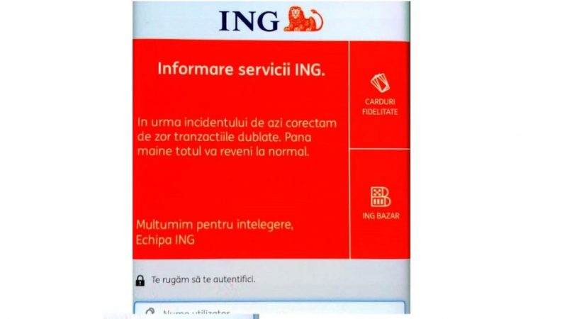Daca aveti conturi la ING, verificati platile facute in weekend. Multe dintre ele au fost dublate si trebuie sa cereti sa vi se restituie banii.