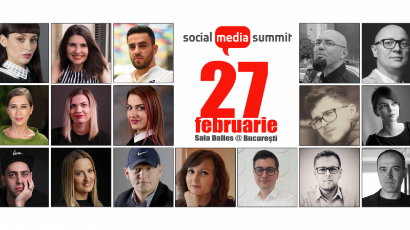 Sa veniti la Social Media Summit, pe 27 februarie 2019, la sala Dalles