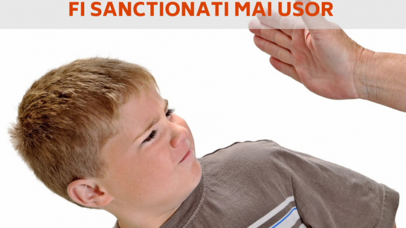 Profesorii care lovesc elevii vor fi sanctionati mai usor