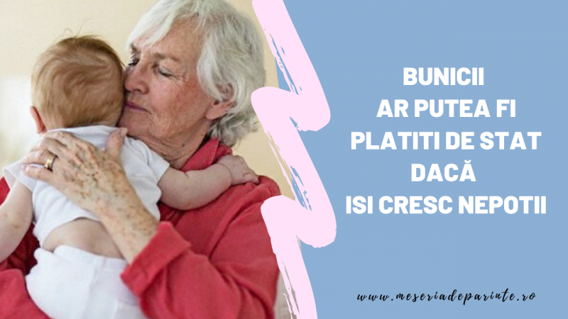 Bunicii ar putea fi platiti de stat dacă isi cresc nepotii